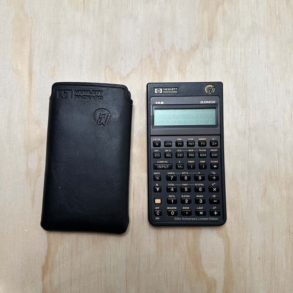 Hewlett Packard HP 14B Business Calculator 50th Anniversary Limited Edition